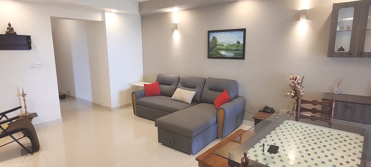 2 BHK appartment with patio and kitchen facility