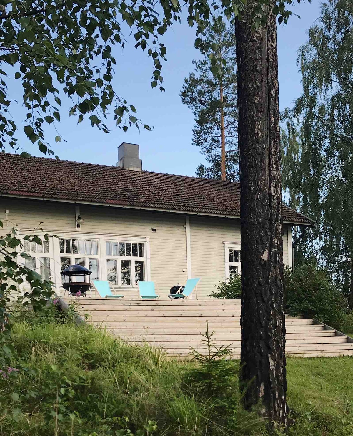 从赫尔辛基出发， 2个小时即可抵达宁静的湖畔别墅