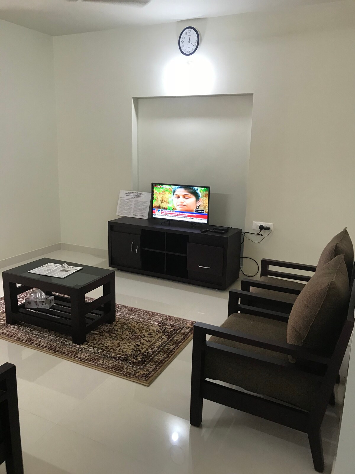 Athrakkattu Enclave Deluxe 3 Bedroom AC Apt for 6