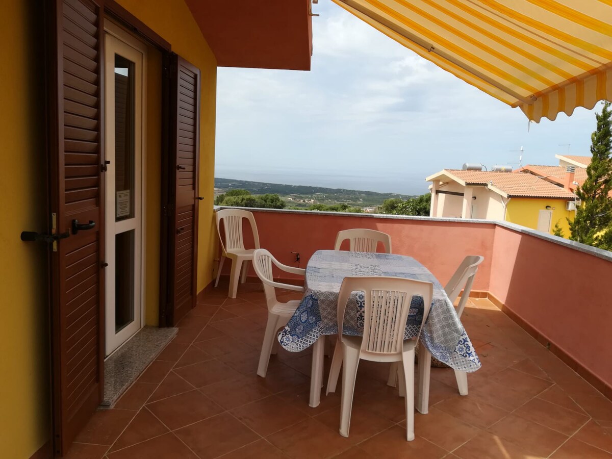 Holiday house La Caldosa (C15) terrace view sea