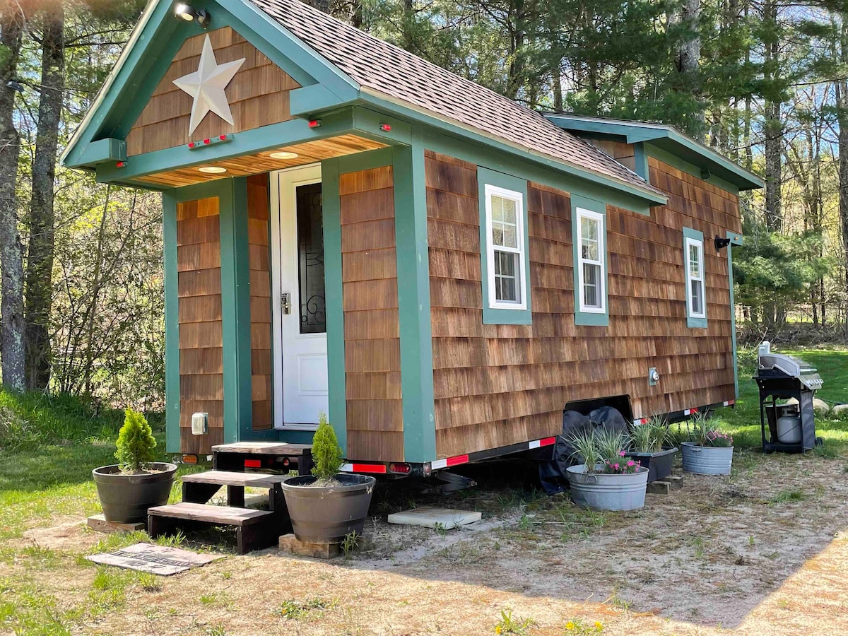 Unwind to simpler times in a tiny home on a farm