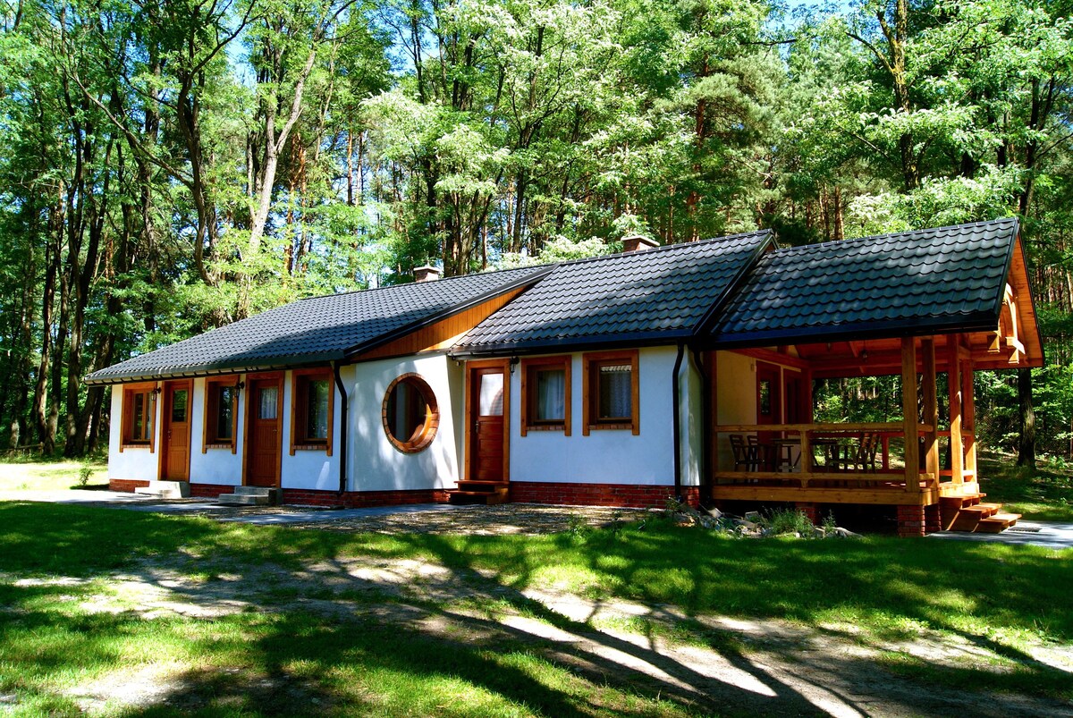 3rooms, house among trees, Eastern Poland