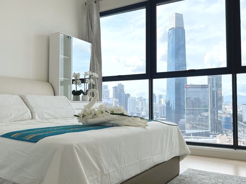 吉隆坡城中城TRX景观附近的2张床+2间卫生间