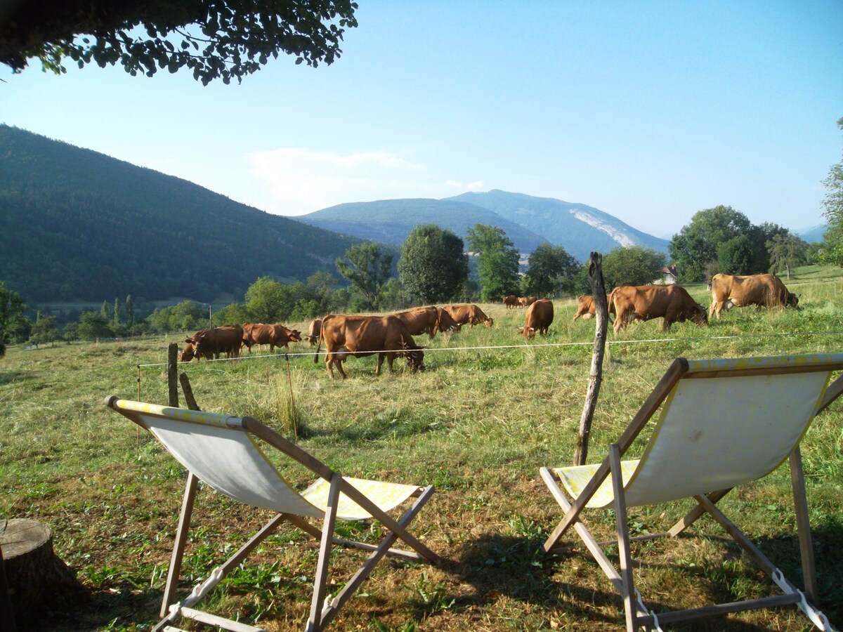 Roulotte nature et confort de La Buissonnière