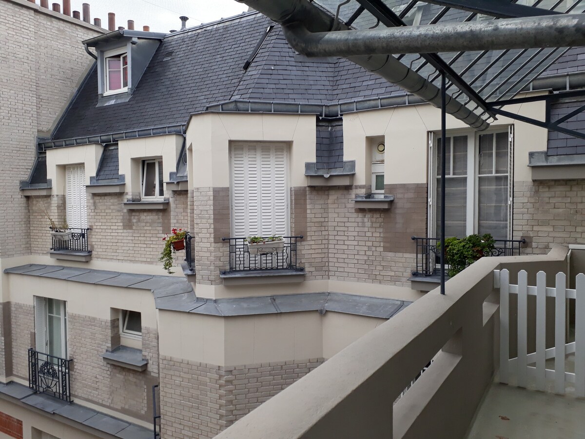 巴蒂尼奥勒附近的巴黎屋顶，流动性租赁