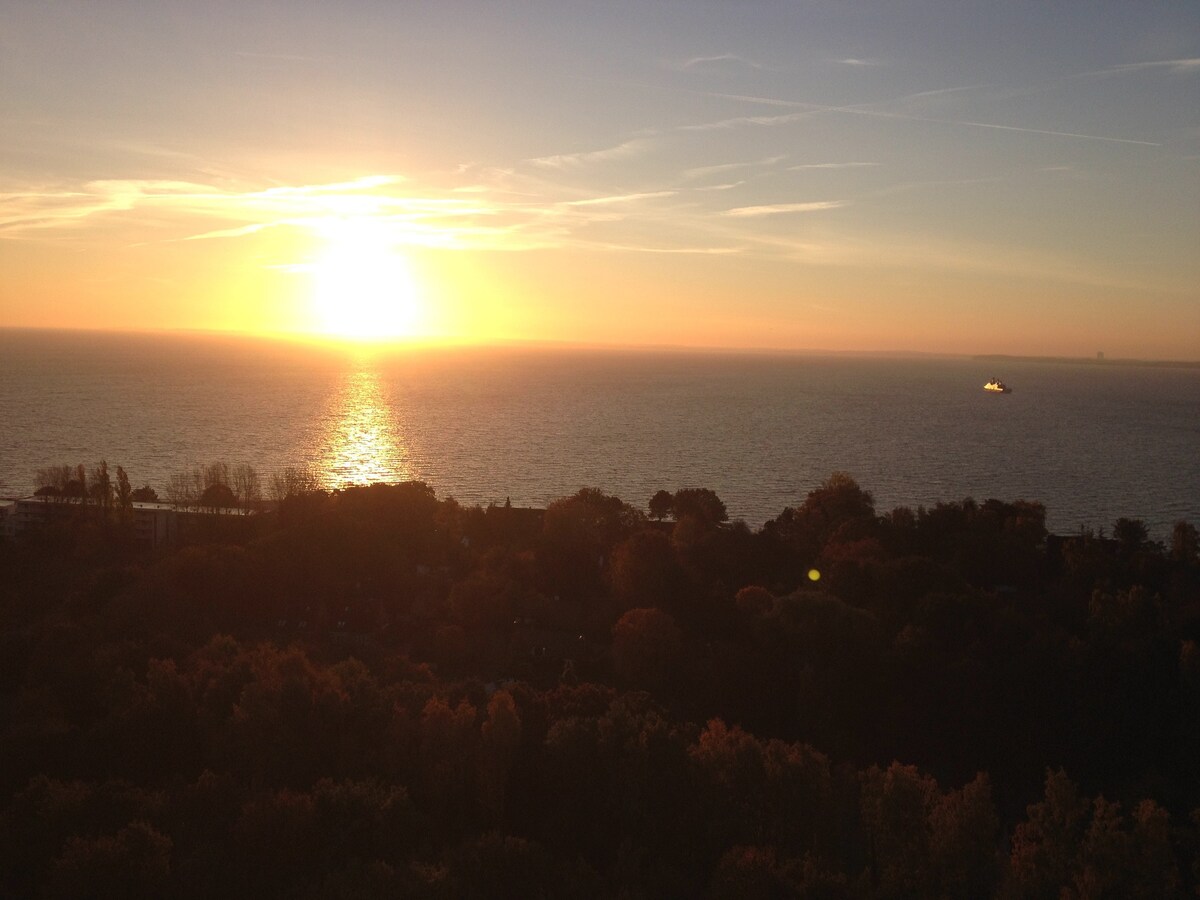 Oase mit Meerblick, Schwimmbad & nahe Hansapark