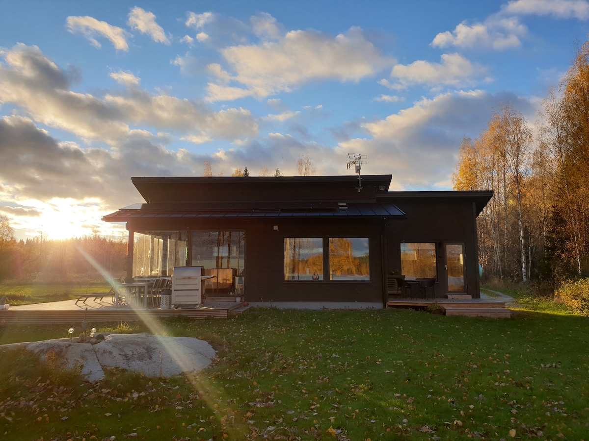 配备便利设施的海滩小屋， Kuopio Pelonniemi