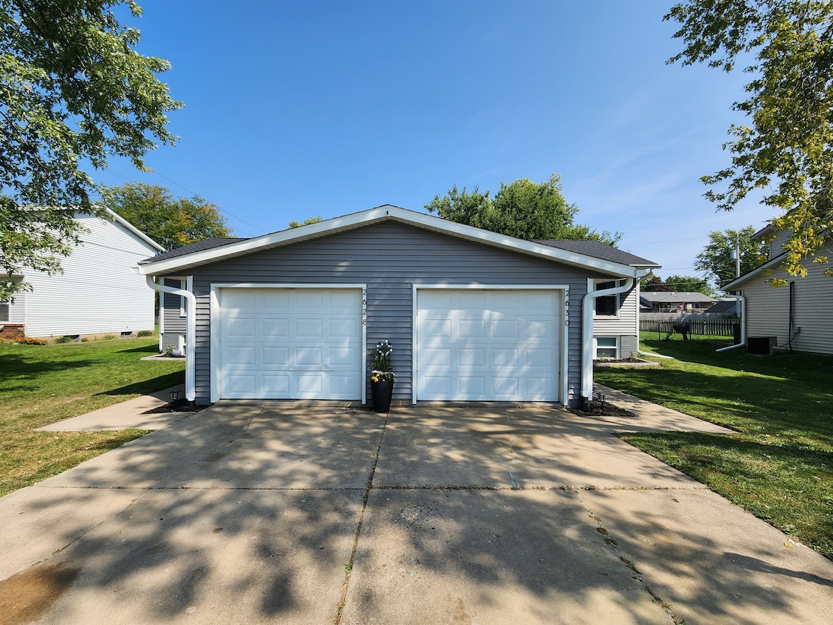 Entire duplex both sides