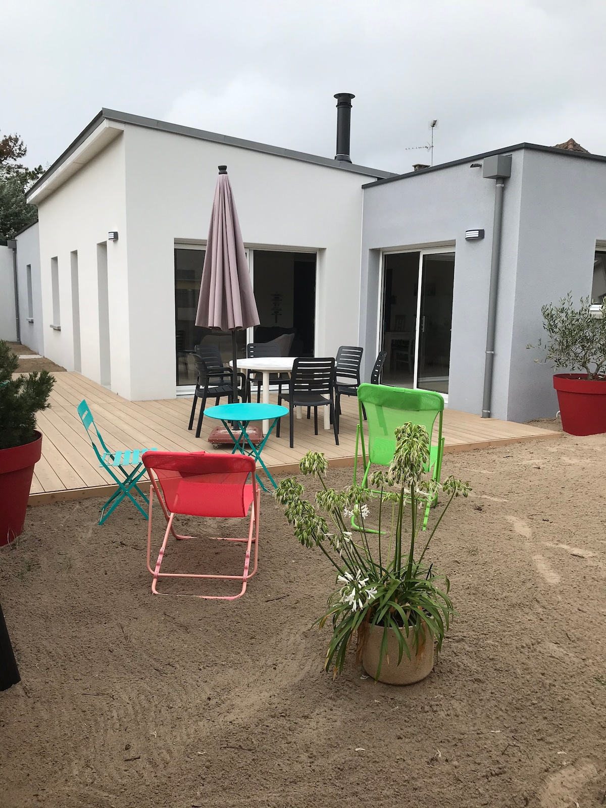 Maison neuve 102 m2 au calme à 350m de la plage