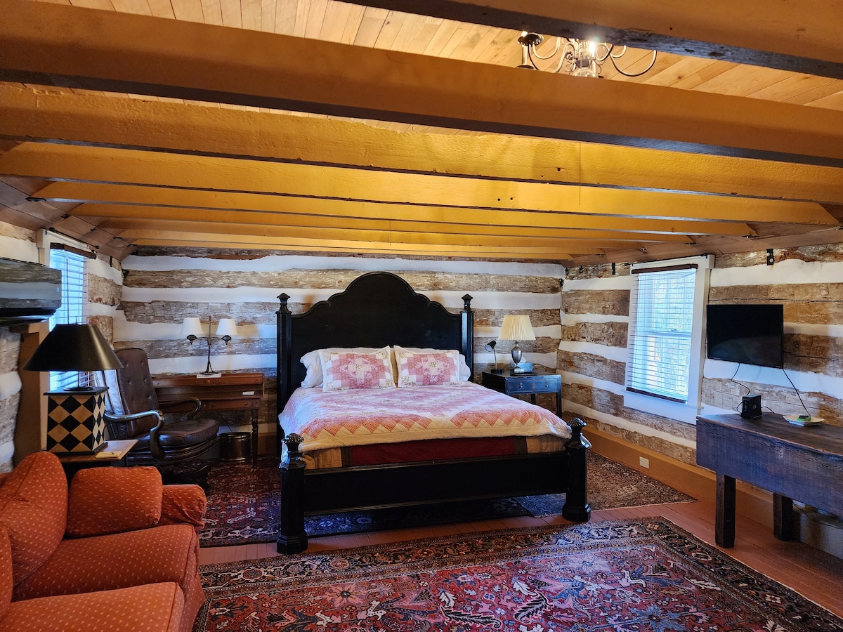 1832 Historic Washington Bottom Farm Log Cabin