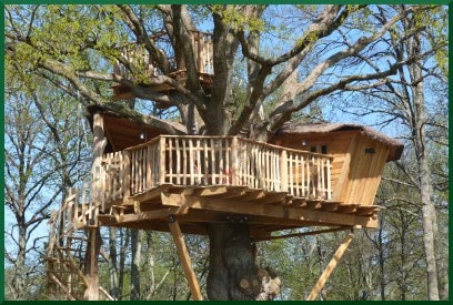 cabane perchée  2 pers berry