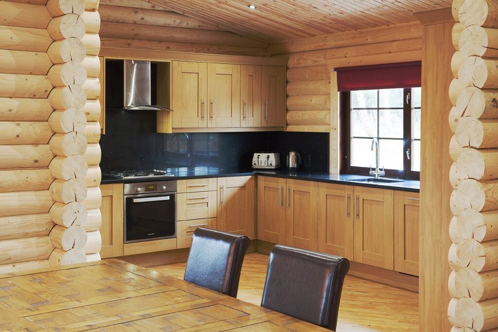 The Tweed Log Cabin with Hot Tub, Northumberland