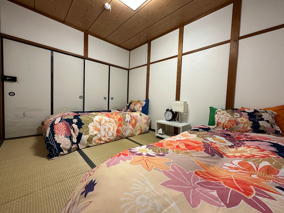 [Hirano Room for Rent B]难波、天王寺、直达巴士，您可以放松身心。