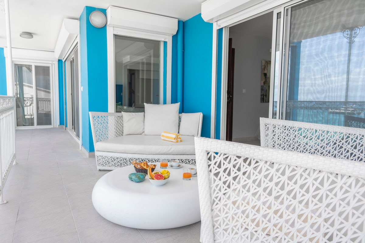 Splendide appartement sur la plage de Grand Case