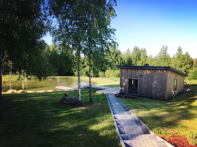 Wooden sauna house only 25km from Vilnius