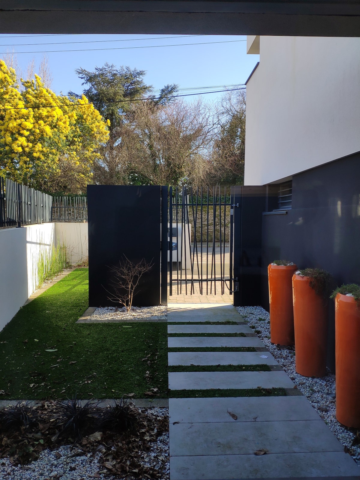 Maison建筑师Nantes Sud ，封闭式花园