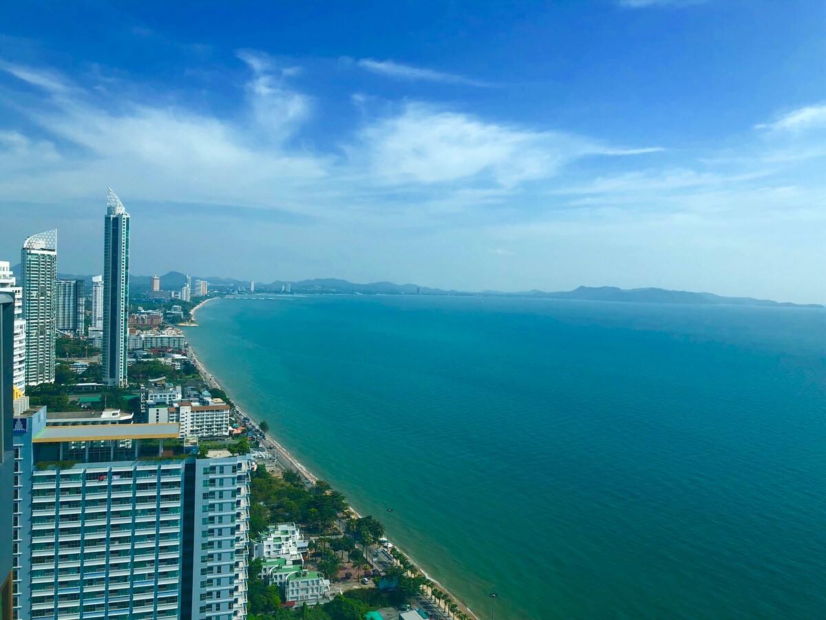 芭堤雅中天海滩jomtien Aeras高级海景公寓 z27