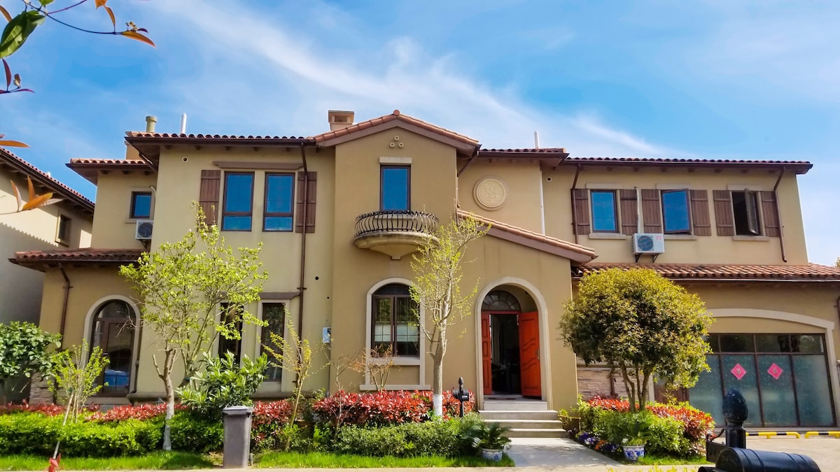 舟山朱家尖花园式独栋豪华度假别墅佛之佑整租 舟山市民宿