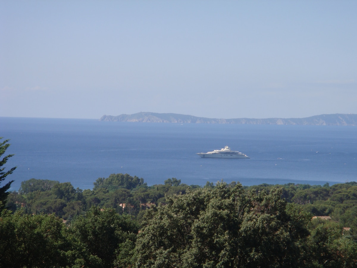 Mas de charme St Tropez Gulf of St Tropez壮丽的海景