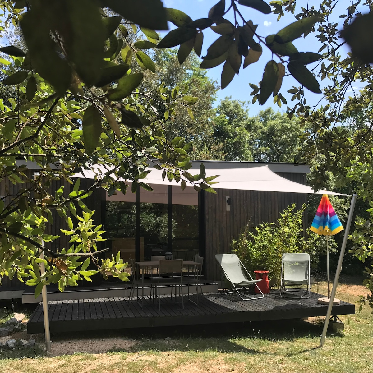 Tiny House Joy piscine chauffée - aMiniMas écogite