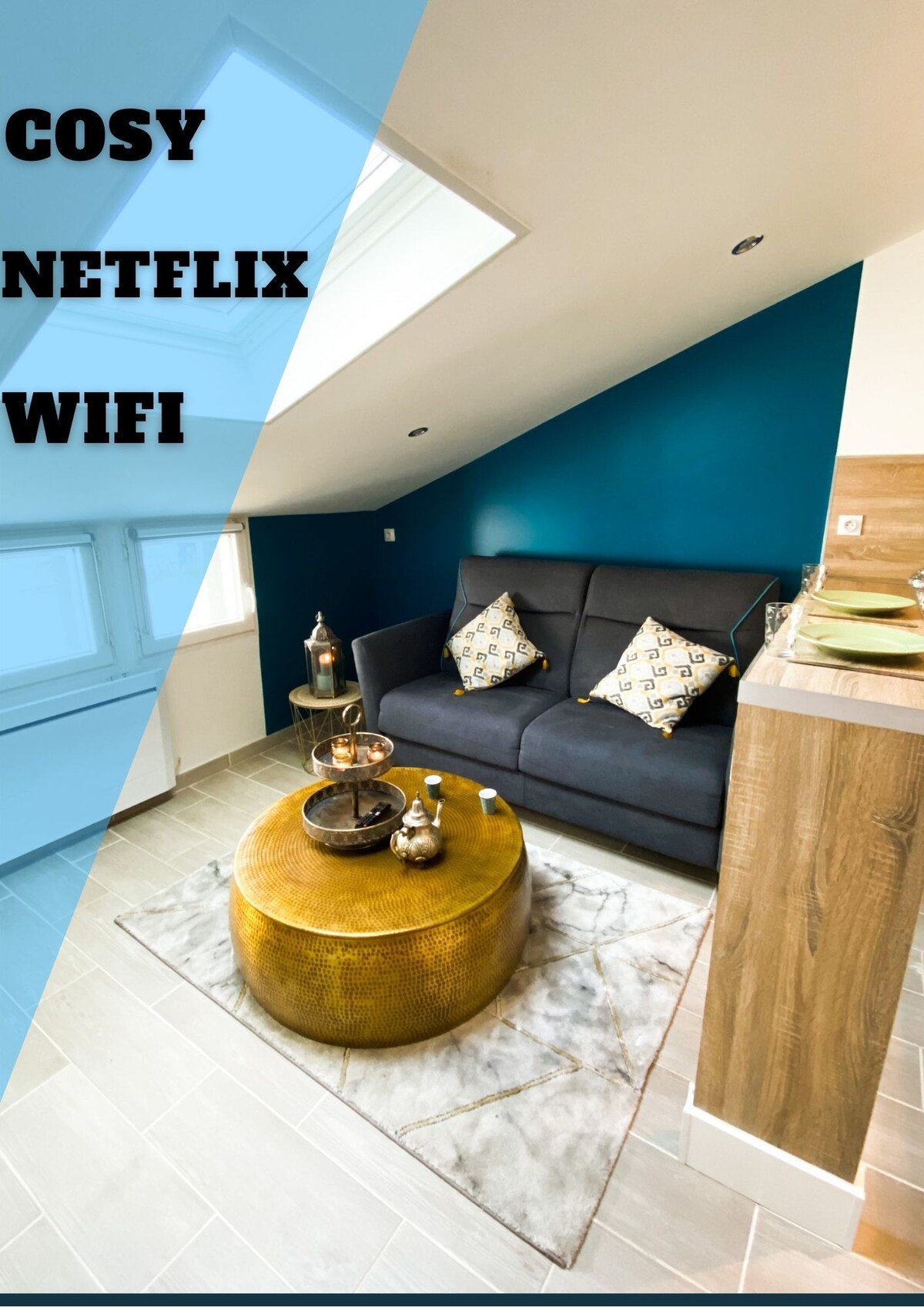单间公寓：舒适& Chaleureux （无线网络、NETFLIX…… ）