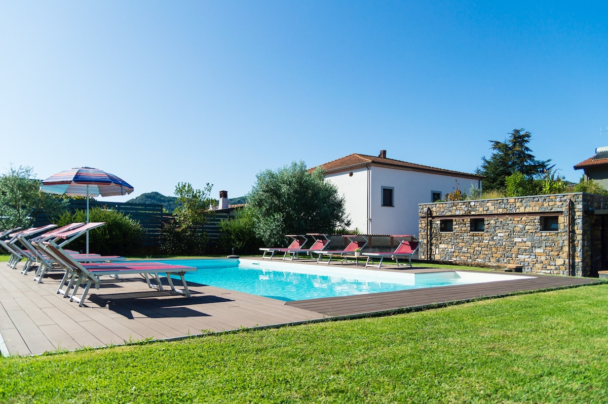 Boutique villa con piscina privata nel Cilento