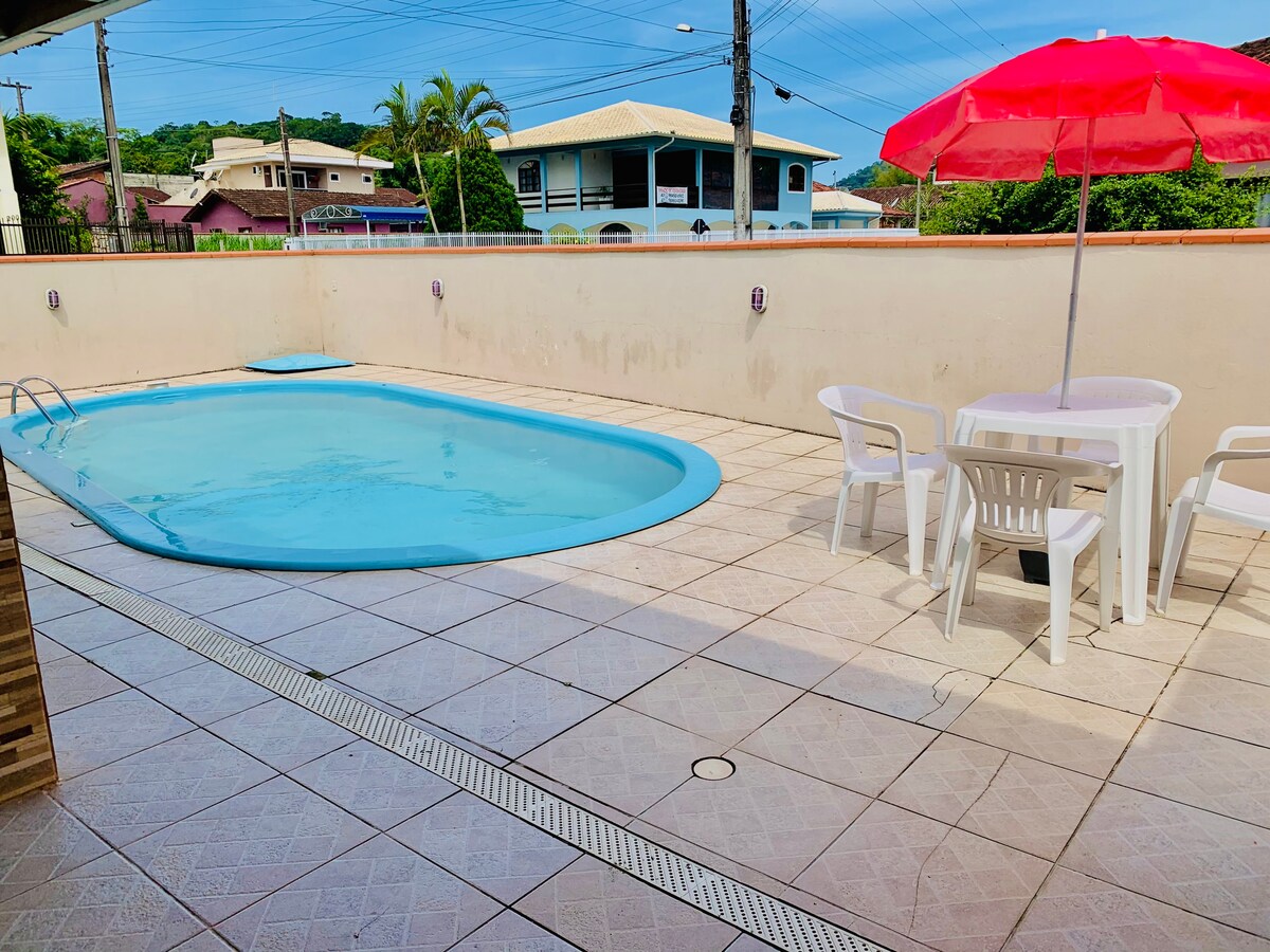 Aconchegante casa com piscina Praia do Paulas- SFS