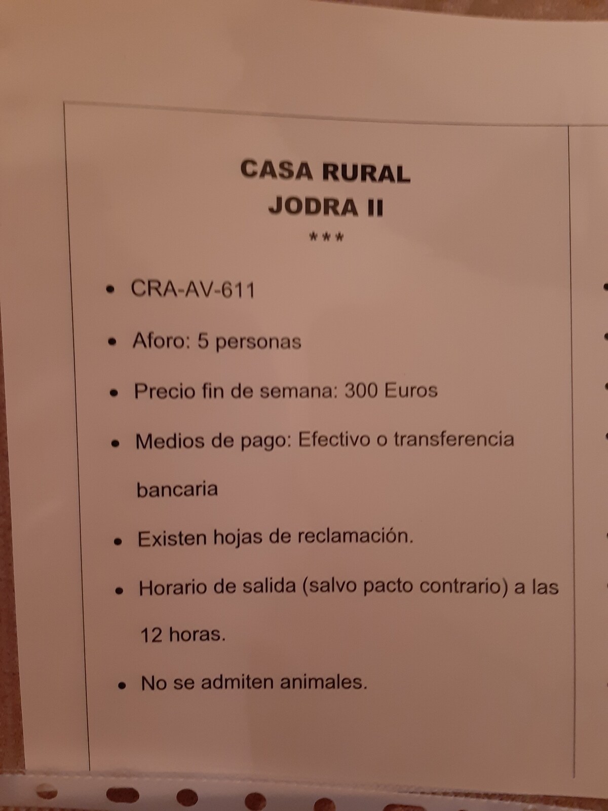CASA JODRA II