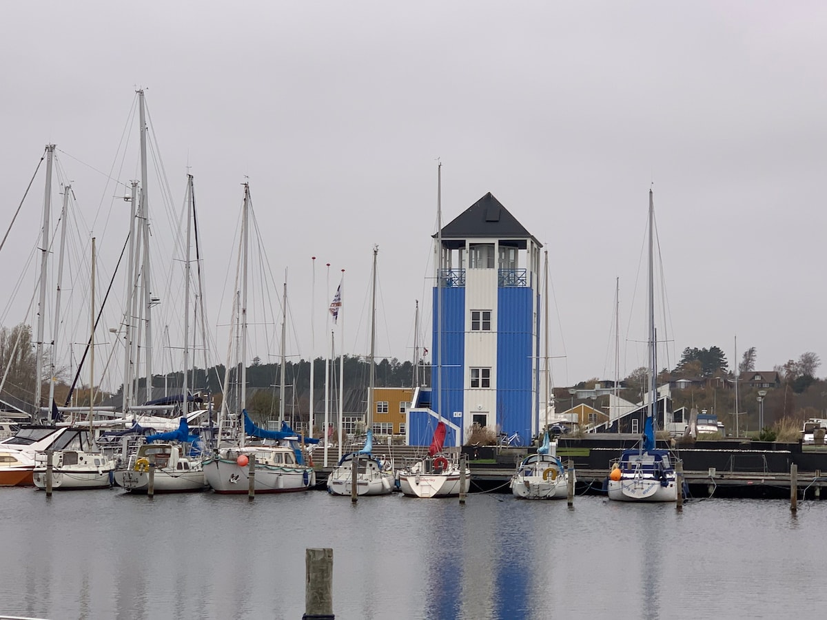 Ebeltoft ，朝南的度假屋岛屿海上