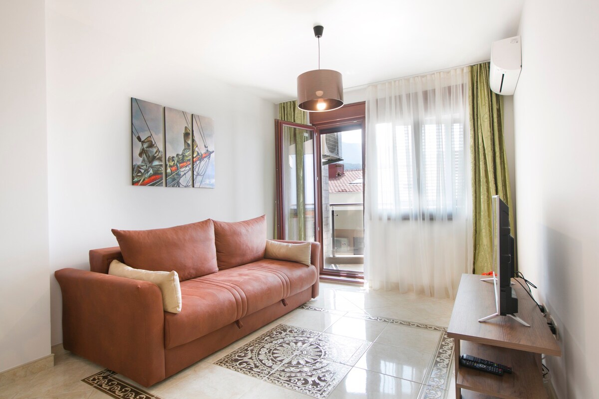 Anatolia -家庭海景单卧室公寓