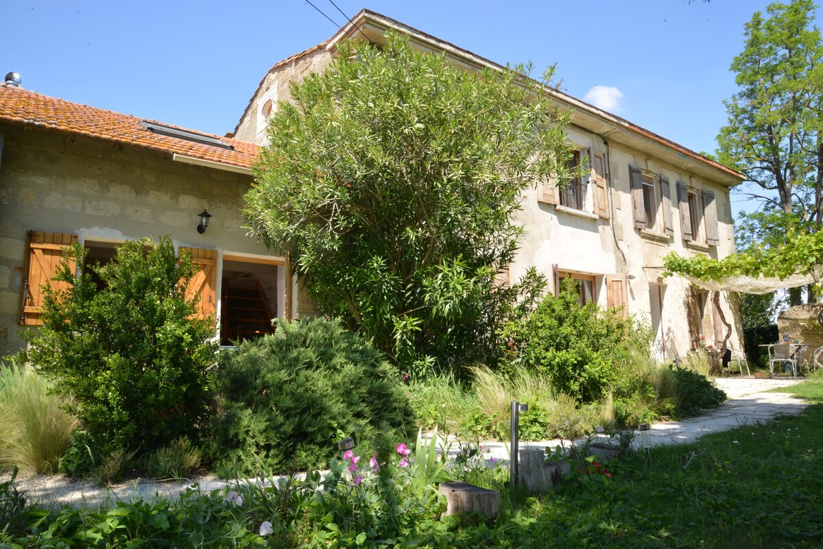 Mas avec grande piscine entre Avignon et St Rémy