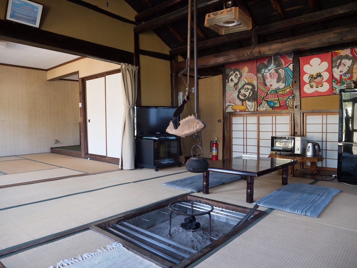 带温泉的日式传统私人住宅