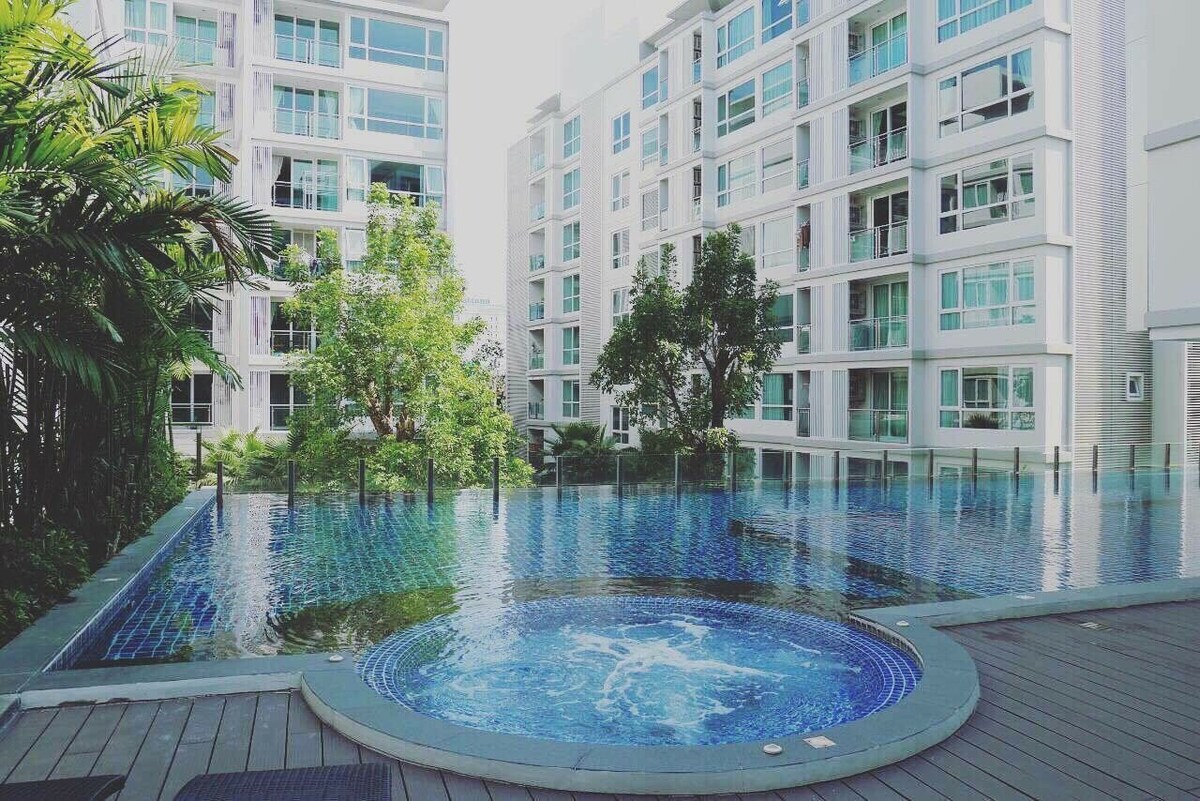 M·x BTS旁@Bangkok Sukhumvit 摩登度假公寓一卧室套房