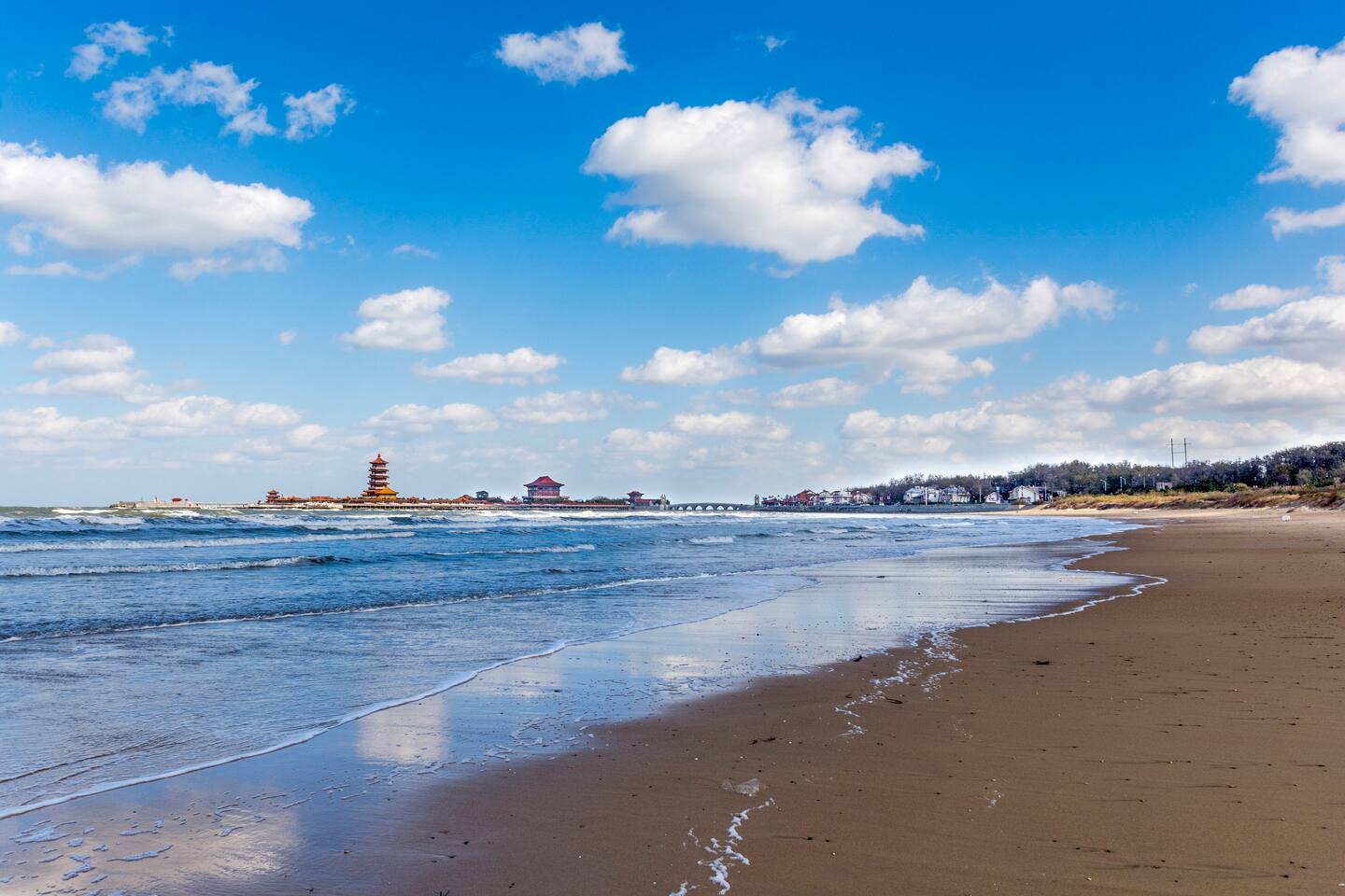 蓬莱阁海边宝龙观景大露台烧烤主题公寓 - appartements à louer à