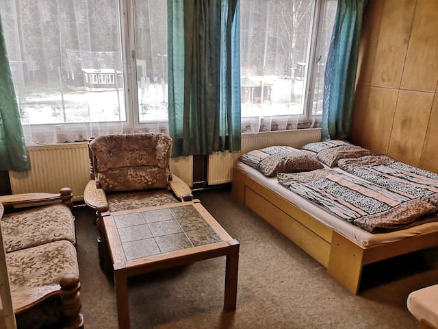 吉沃维室内壁炉民宿