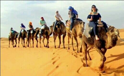 Merzouga sahara Camp cameltrekking包括