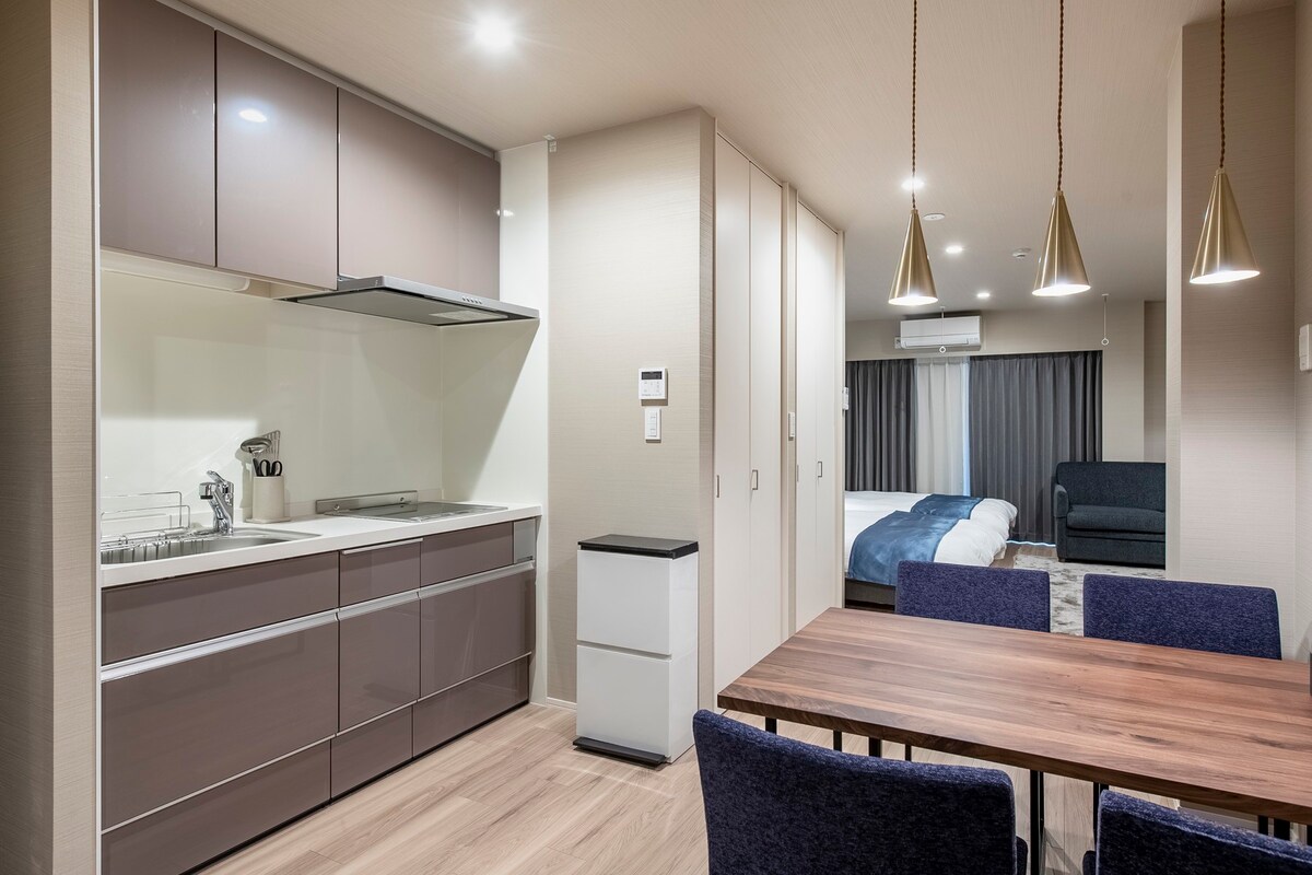 新建的公寓式酒店，上野站步行5分钟, Wi-Fi,厨房和浴室设施齐全 *最多6人 #E1
