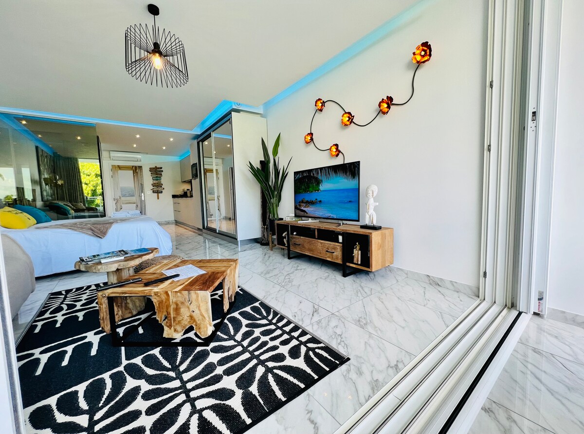 WILD-Luxueux appartement avec vue mer Anse Marcel