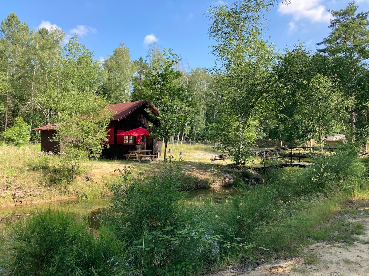 Waterfront Wooden Chalet