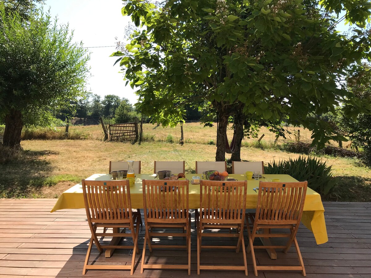 Grange reformée en pleine nature