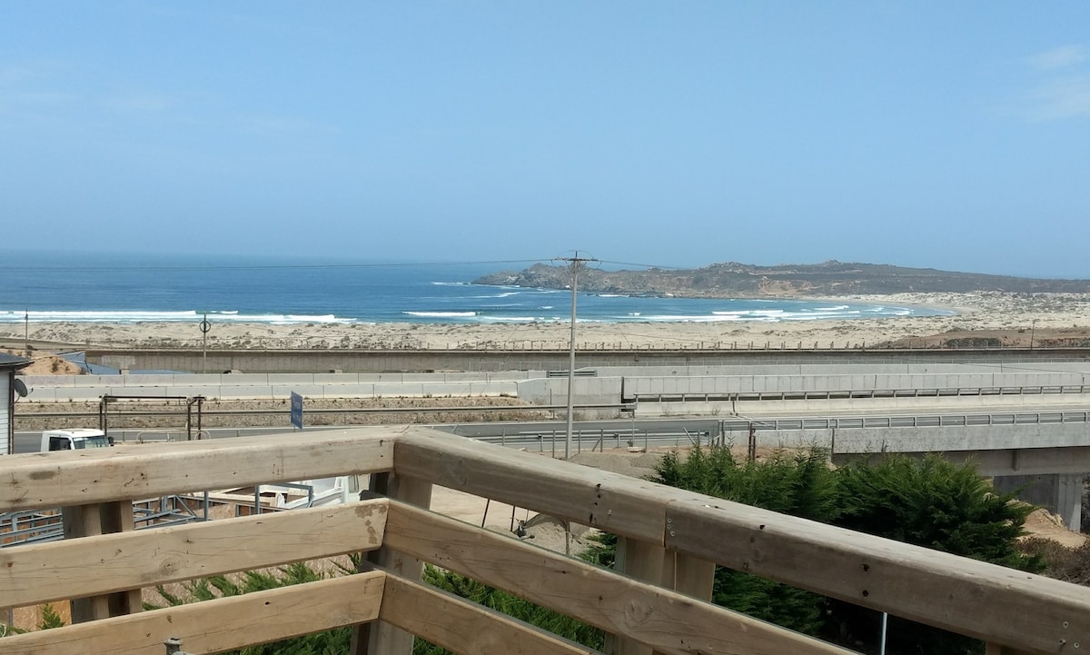Departamentito frente a  Pichidangui  vista al mar