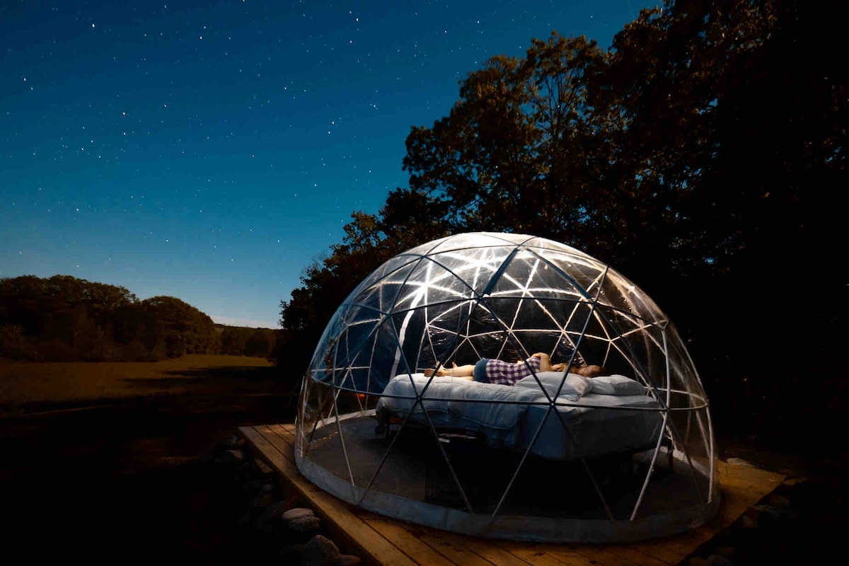 ComfyDome Glamping Hill-Side Site ！