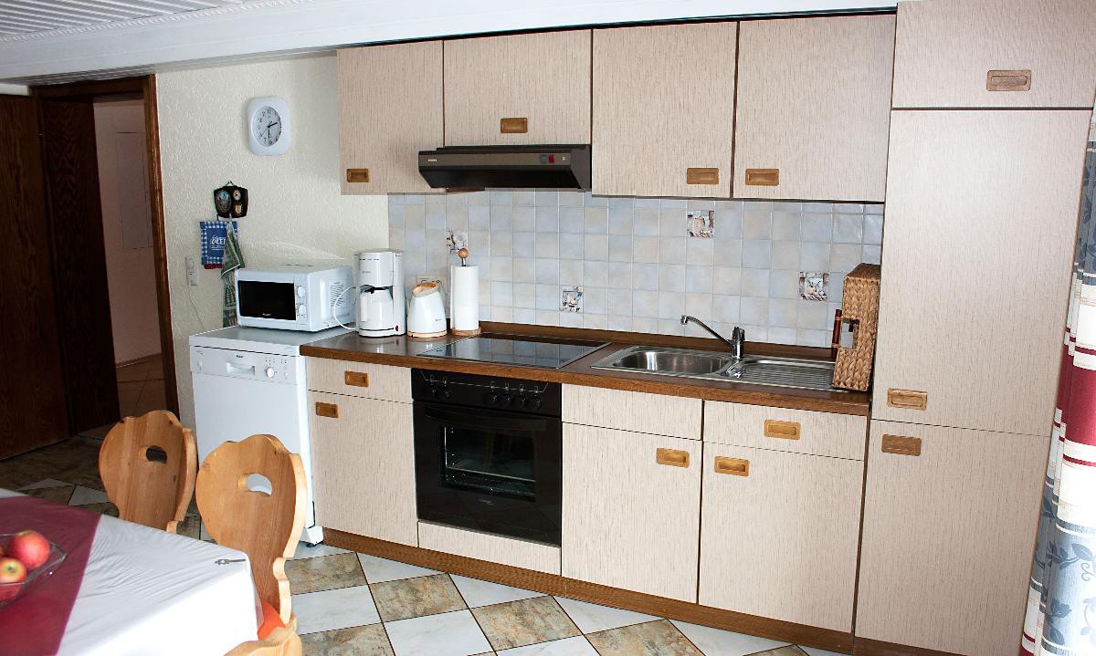 公寓「Haus Franziska」（ Neuschönau ） ，公寓面积（ 70平方米） ，配备设备齐全的厨房，配备洗碗机和露台