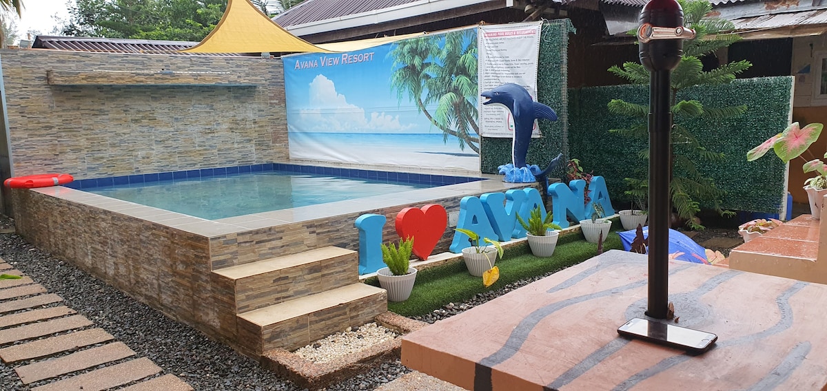Infanta Beach Resort with Pool Free wi-fi Room#2
