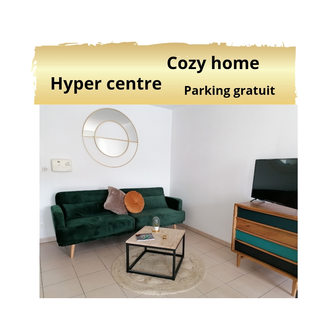 T2 entier 🌟Hyper Centre 🌟 Cosy Home🌟