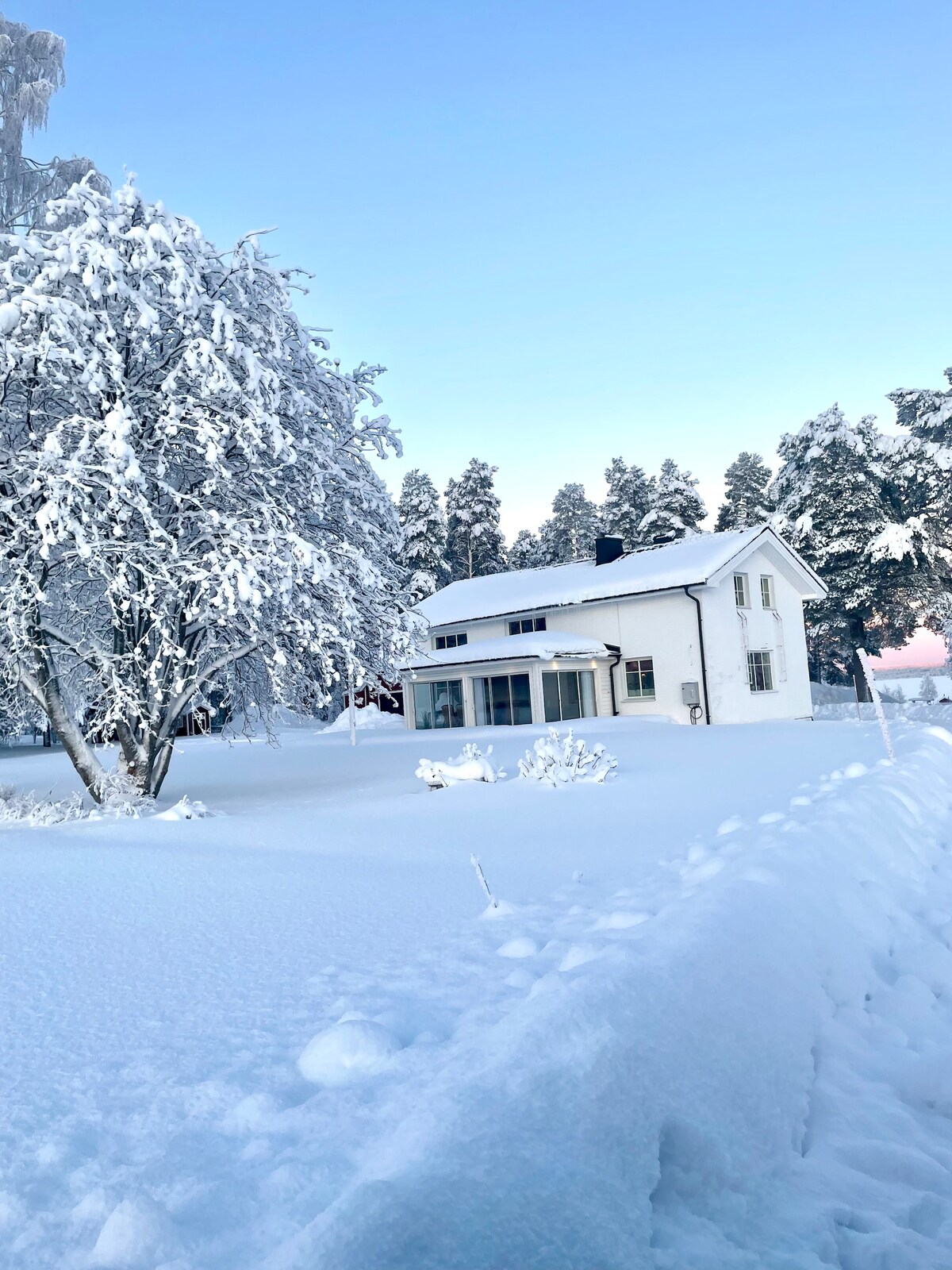 Magiskt läge vid Luleälven