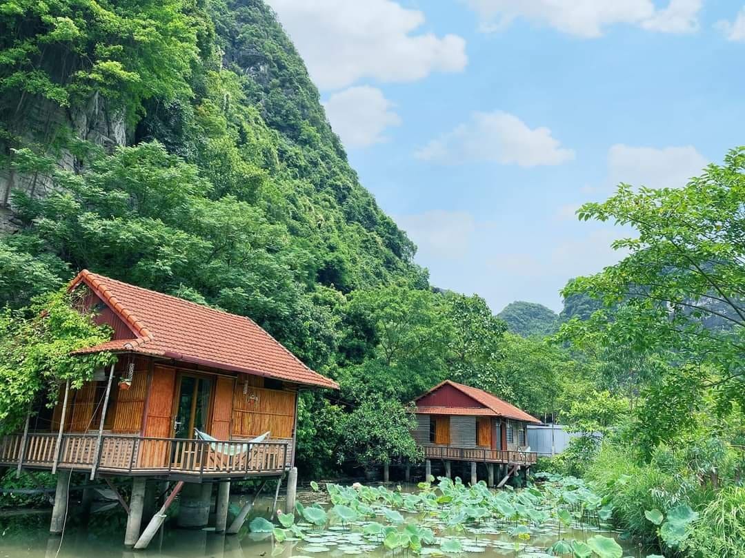 平房双人床- Lotus Field寄宿家庭