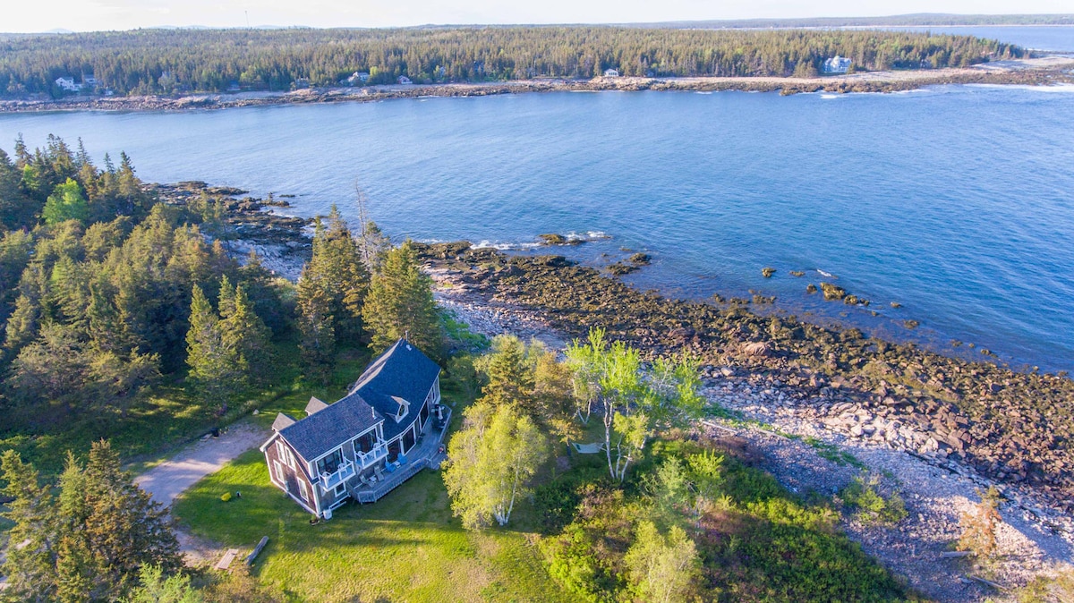 Oceanfront Estate Located On Private Peninsula