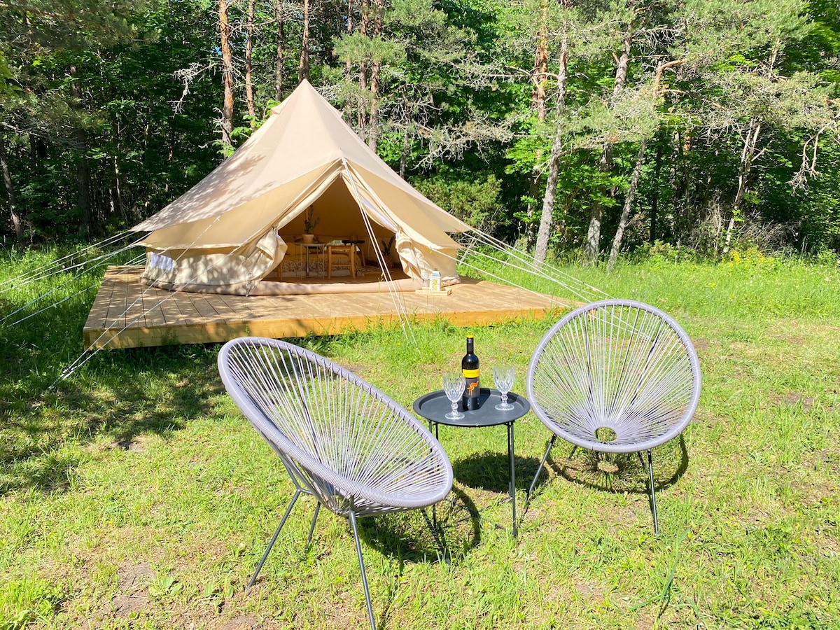 慕湖森林私人帐篷