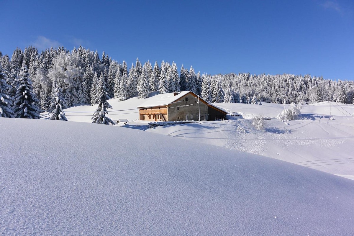 Cottage with Balcony in Haut-Jura Natural Park